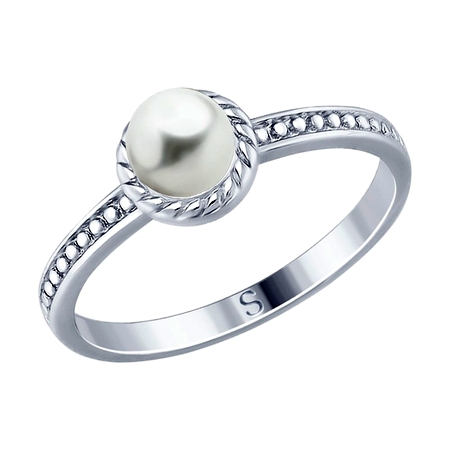 Серебряное кольцо с аквамарином и  Калуга