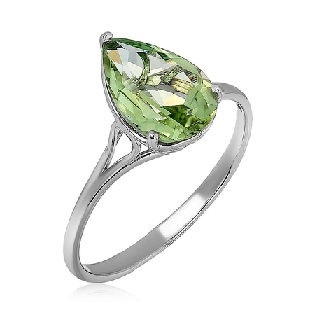 Серебряное кольцо с бриллиантами 9001049  Барнаул