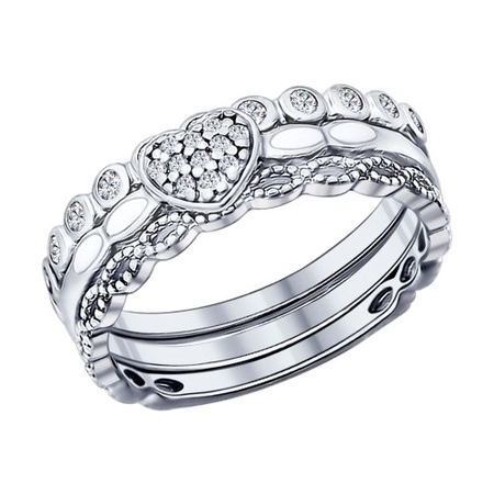 Серебряное кольцо с кораллом и