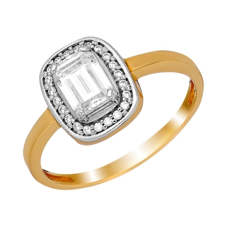 Серебряное кольцо с кварцем 9000584  Волжский