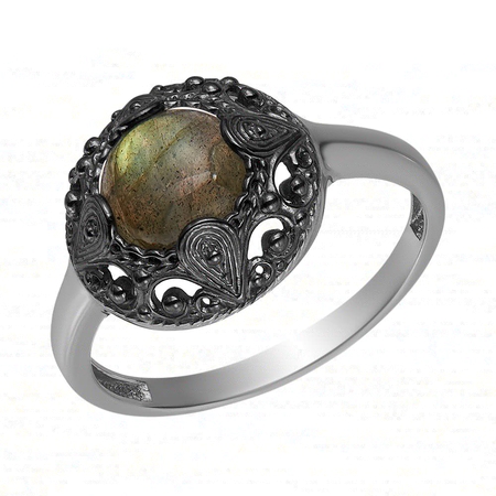 Серебряное кольцо со шпинелью 9000980  Волгоград