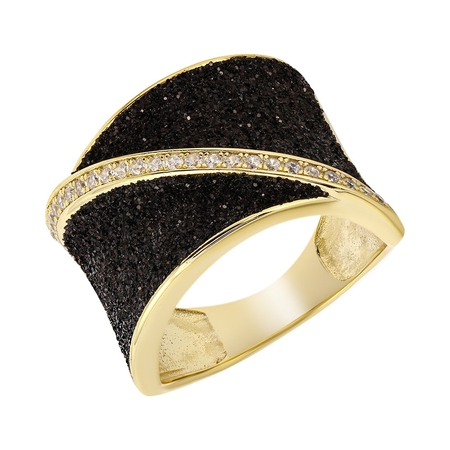 Золотое кольцо с сапфирами 9000350  Старый Оскол